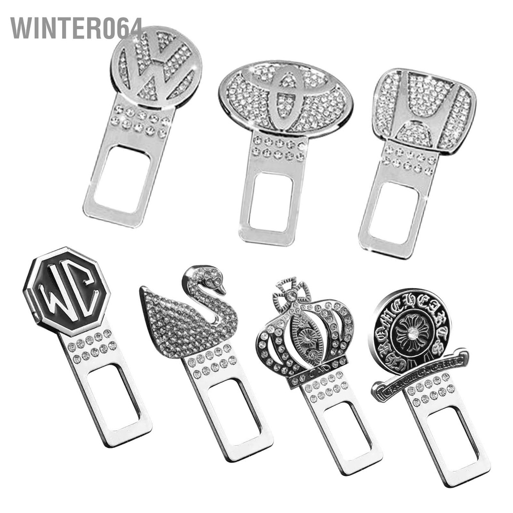 Winter064 Kẹp dây an toàn Thạch nhỏ gọn Di động thoải mái Bộ điều chỉnh cho xe hơi