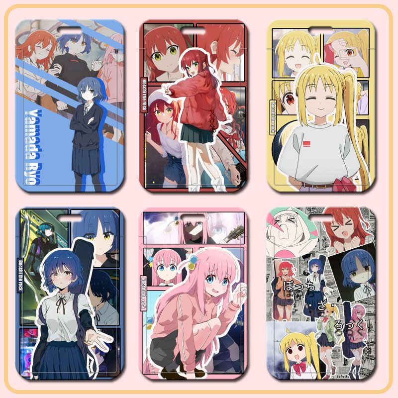 Anime BOCCHI THE ROCK! Ví Đựng Thẻ Xe Buýt Dành Cho Bé Gái Giá Đỡ