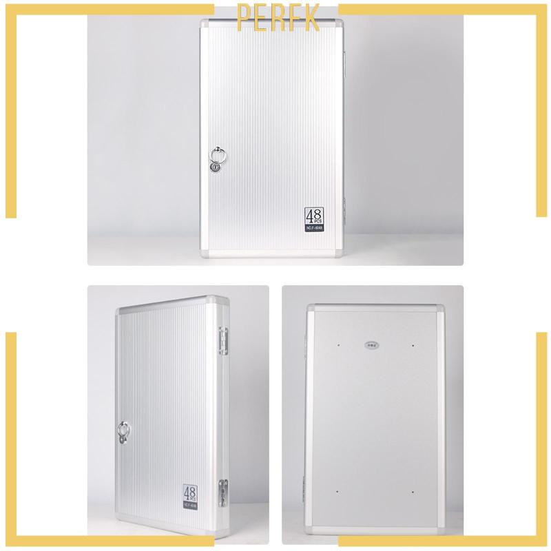 Tủ Đựng Chìa Khóa 48 Ngăn Bằng Kim Loại Gắn Tường Tiện Dụng Cho Nhà Cửa / Văn Phòng