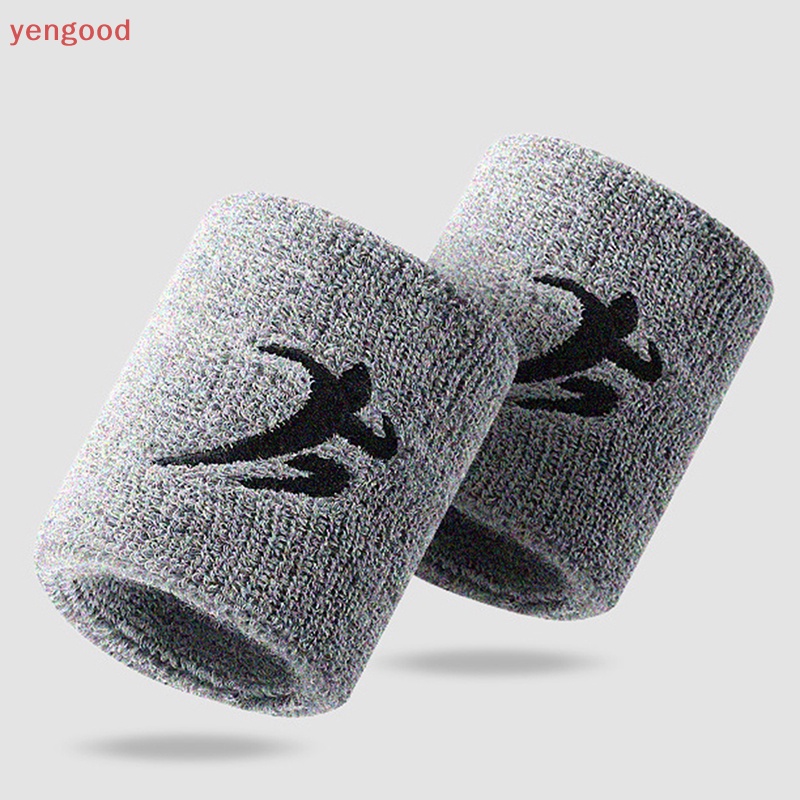Băng Quấn Bảo Vệ Cổ Tay Thấm Hút Mồ Hôi Bằng Cotton Nhiều Màu Sắc Unisex