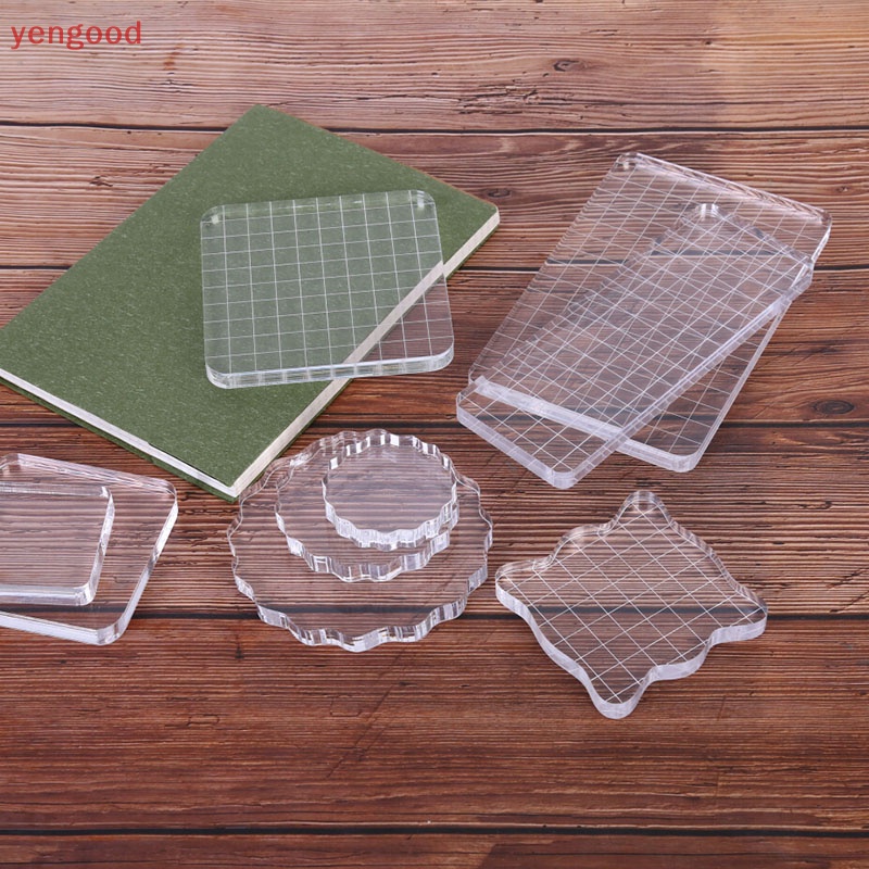 (YGD) Con Dấu Trong Suốt Bằng Acrylic Dùng Trang Trí Album Thủ Công DIY