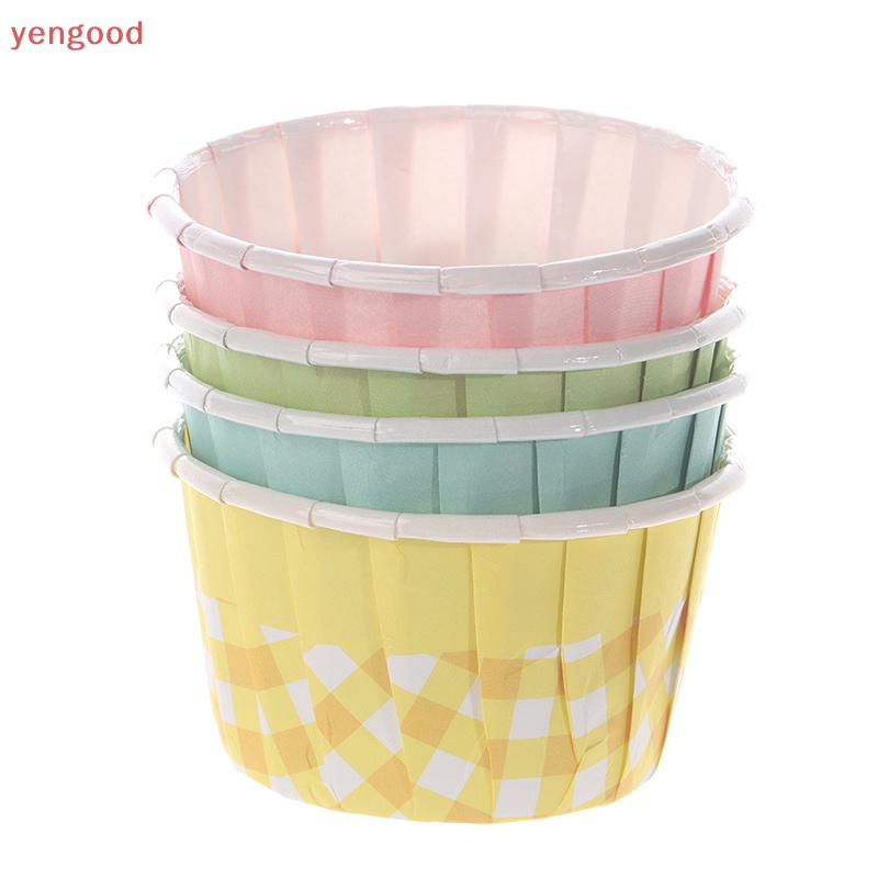Set 50 Cốc Giấy Đựng Bánh Cupcake Muffin Xinh Xắn Tiện Dụng