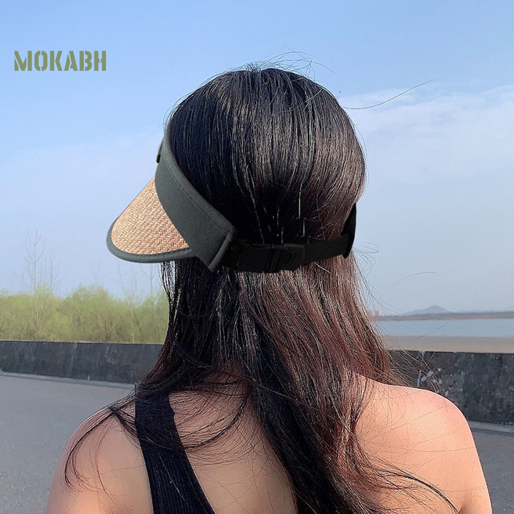 Nón Rộng Vành Hở Chóp Có Khóa Điều Chỉnh Được Thời Trang Mùa Hè Cho Nữ