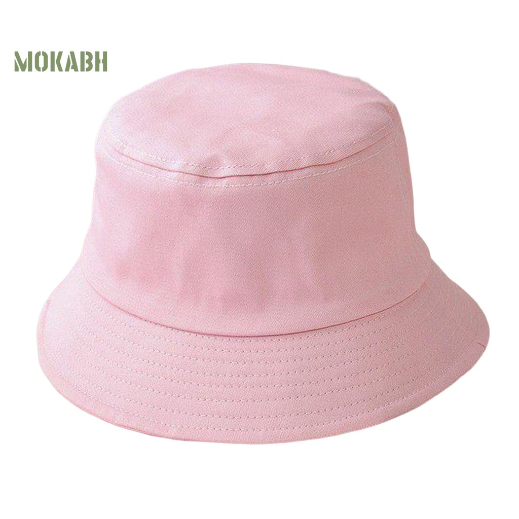 Nón Tai Bèo Tròn Màu Trơn Thời Trang Mùa Hè Cho Nam Và Nữ