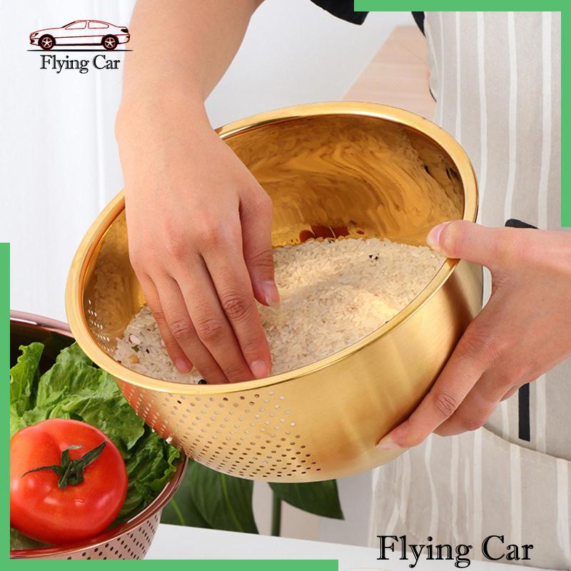 Rổ Vo Gạo / Rửa Rau Củ Quả 2 Ngăn Tiện Dụng Cho Nhà Bếp
