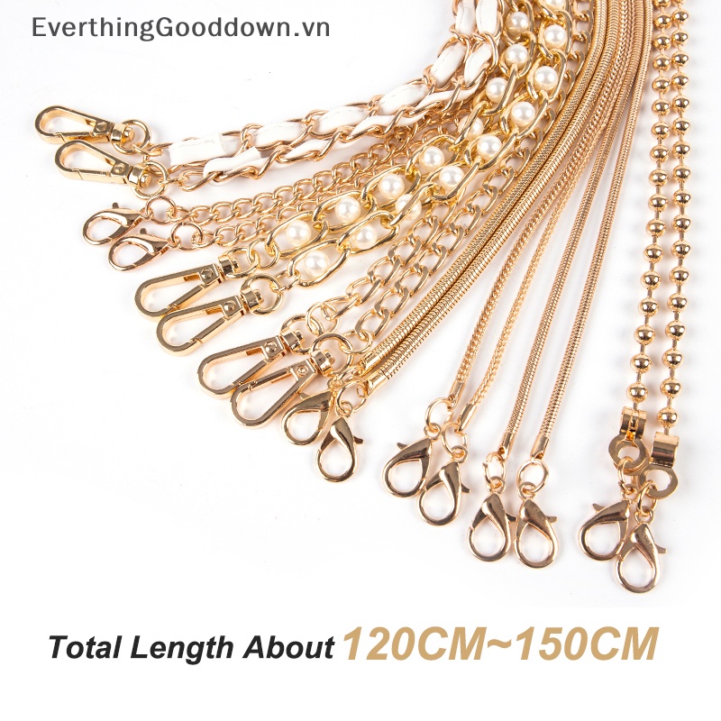 Everthinggooddown Ốp Điện Thoại Di Động Có Dây Xích Kim Loại Quấn Túi Xách Đeo Vai vn