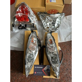 Bộ pha đèn - đèn hậu - xi nhan exciter 2006 - 2010 thương hiệu hma thái lan
