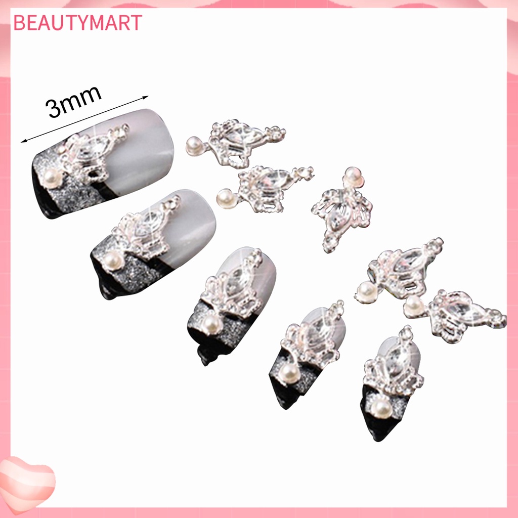 Bộ 10 HạT ĐíNh Trang Trí MóNg HìNh Vương MiệN 3D