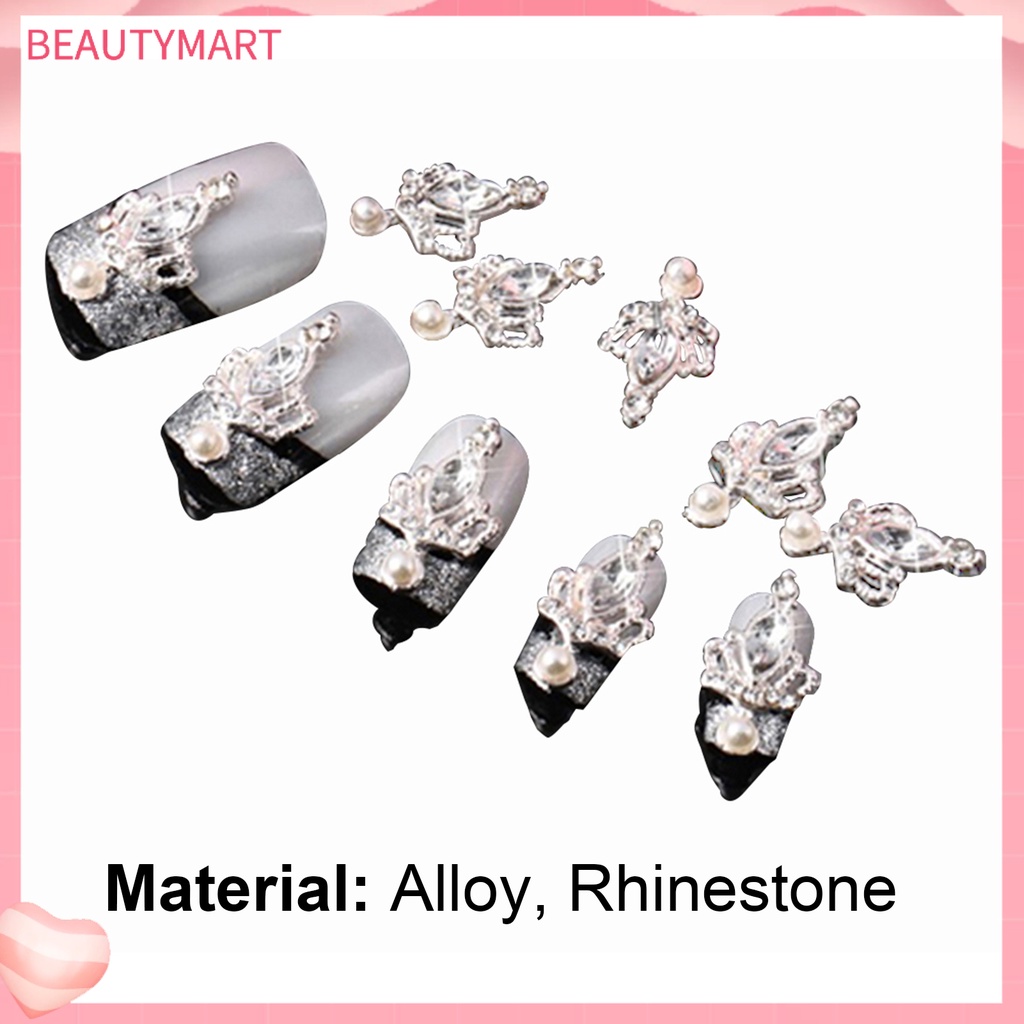 Bộ 10 HạT ĐíNh Trang Trí MóNg HìNh Vương MiệN 3D