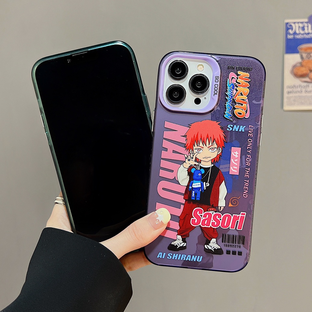 Ốp Điện Thoại TPU Dẻo Trong Suốt Họa Tiết Hoạt Hình Hai Mặt Chống Sốc Cho iPhone 11 13 12 14 Pro Max