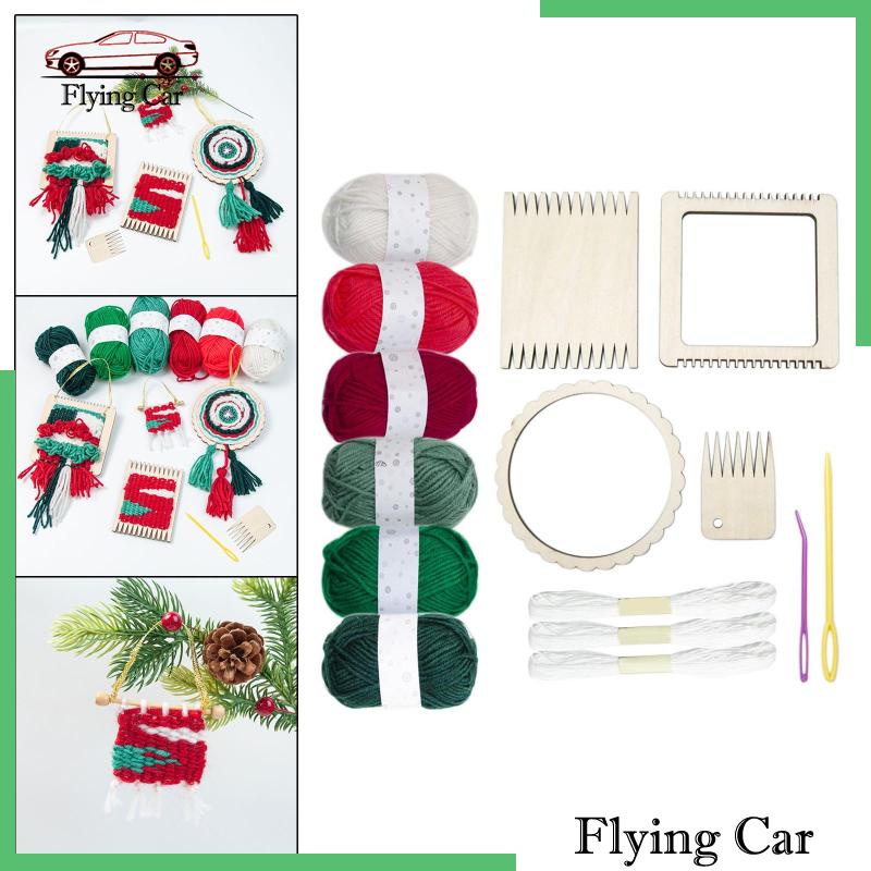 [Lzdjfmy2] Đế Lót Đan Len Bằng Gỗ Mini Cho Người Mới Bắt Đầu