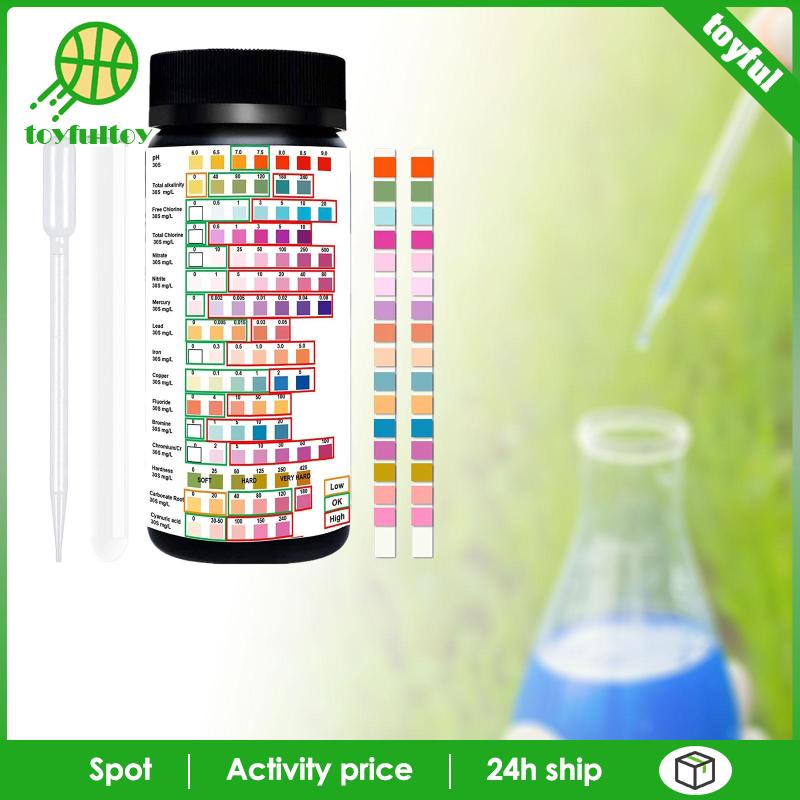 Set 100 Dụng Cụ Kiểm Tra Chất Lượng Nước Uống Đa Năng Cho Bể Cá