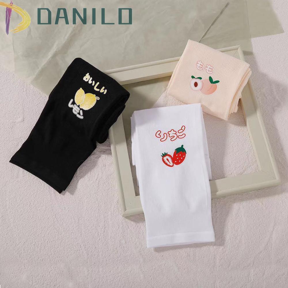 Găng Tay DANILO Làm Mát Họa Tiết Dâu Tây / Bơ Dễ Thương Cho Nữ