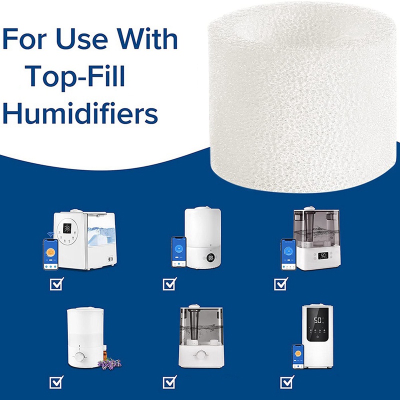 Bộ 10 Miếng Lọc + 10 Miếng Đệm Hấp Thụ Độ Ẩm Thay Thế Cho Máy Tạo Độ Ẩm LEVOIT