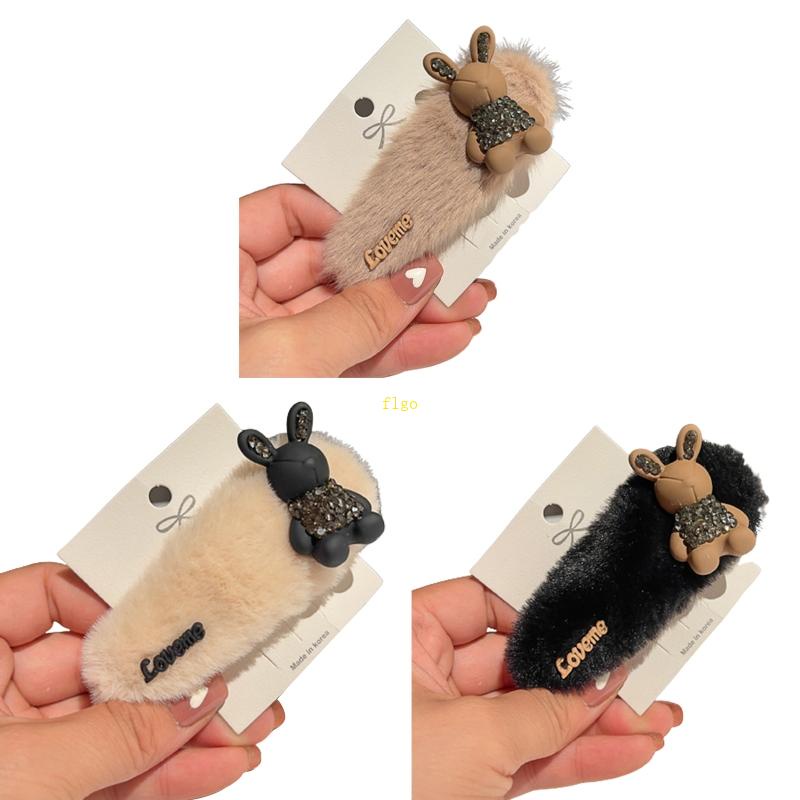 Kẹp Tóc Hình Thỏ Hóa Trang Nhân Vật Hoạt Hình flgo