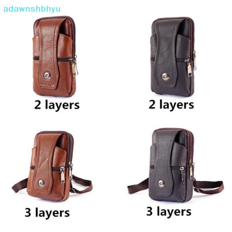 Túi Đựng Điện Thoại Đeo Thắt Lưng Dành Cho Nam Giới Adwnshbhyu​ Túi Xách Da Thật Thiết Kế Trẻ Trung Hợp Thời Trang