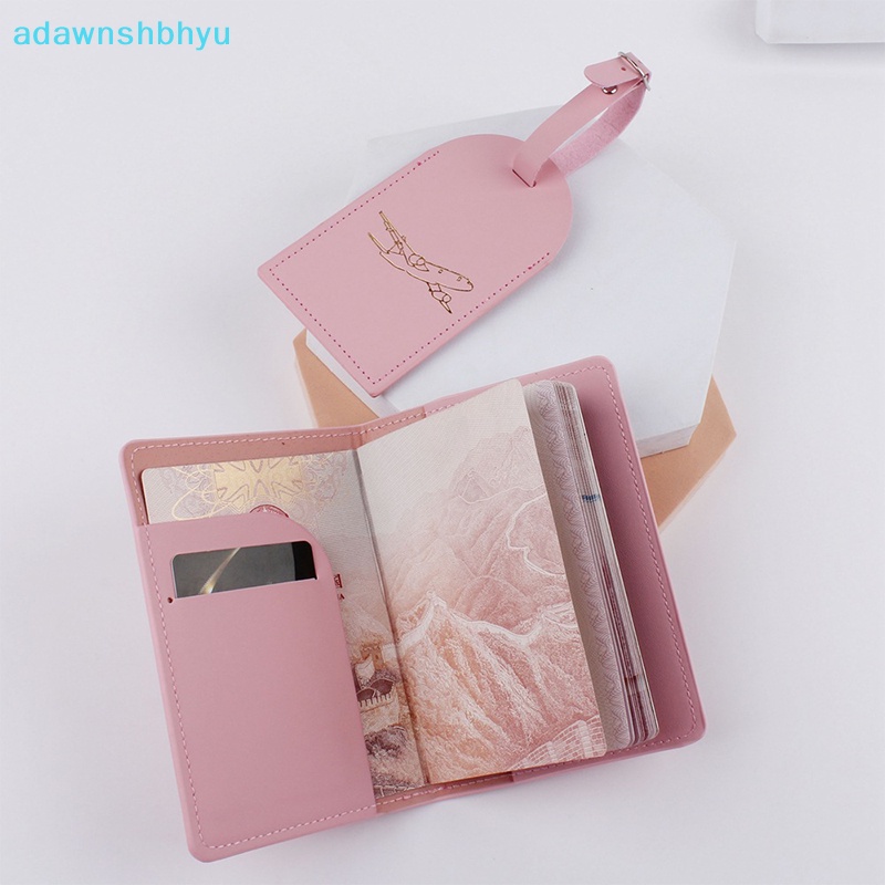 Vỏ Bọc Hộ Chiếu Du Lịch In Chữ Adwnshbhyu Dành Cho Cặp Đôi