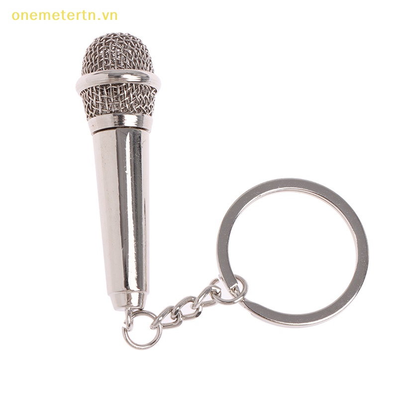 Onemetertn Móc Khóa Mô Phỏng Hình Micro Sáng Tạo Cho Túi Xách / Xe Hơi VN