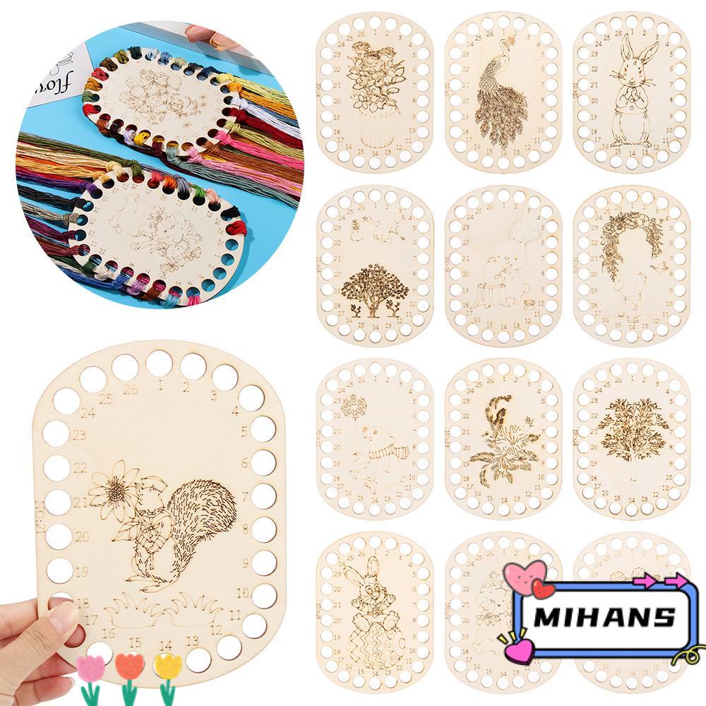 Dụng Cụ Sắp Xếp Chỉ Thêu Chữ Thập Thủ Công Bằng Gỗ