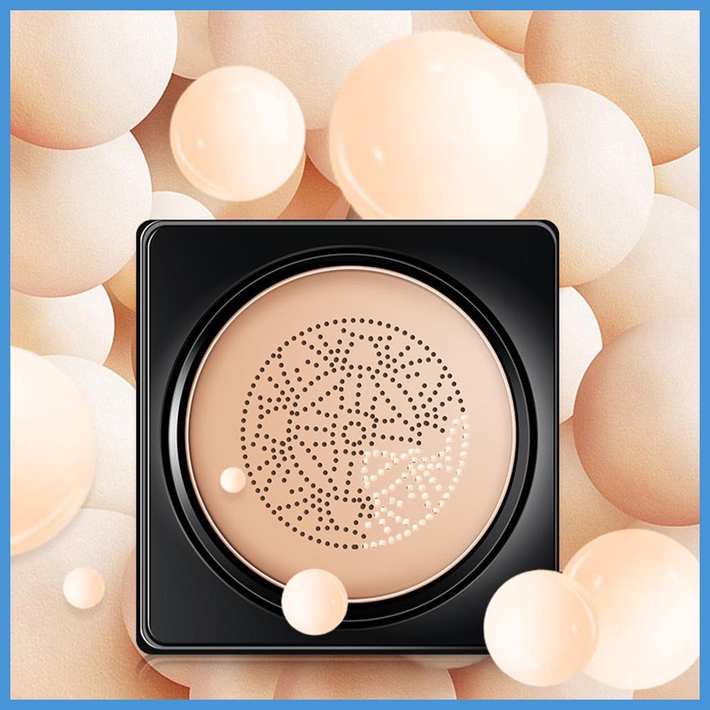 Kem Bb Dạng Air Cushion 20ml Dưỡng Ẩm Che Khuyết Điểm Làm Sáng Da Lâu Trôi Kèm Cọ Trang Điểm Hình Nấm