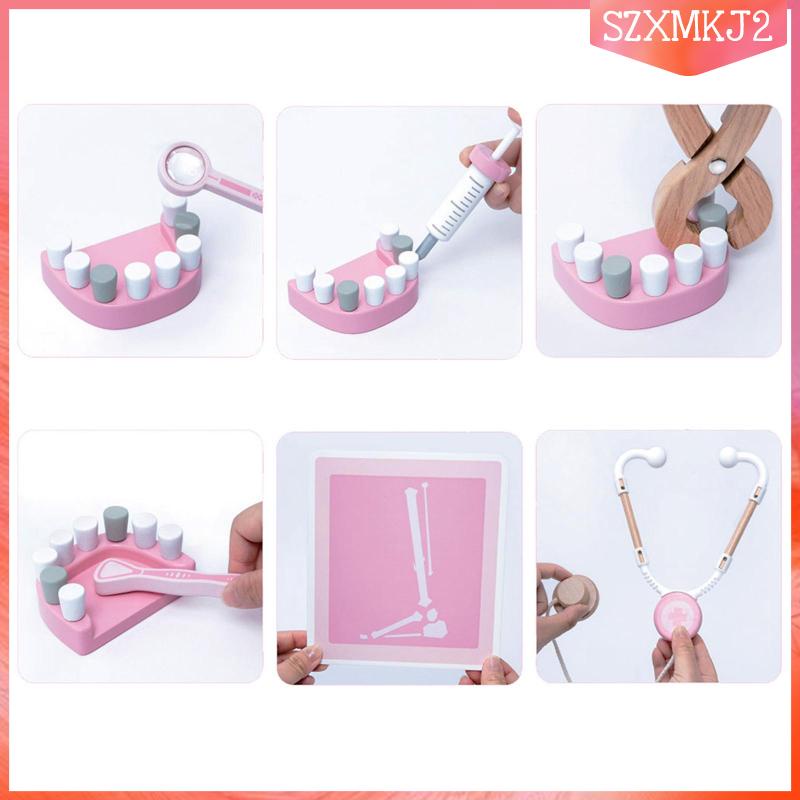 Set 18 Đồ Chơi Đóng Vai Bác Sĩ Cho Bé 3 4 5 6 Tuổi szxmkj2