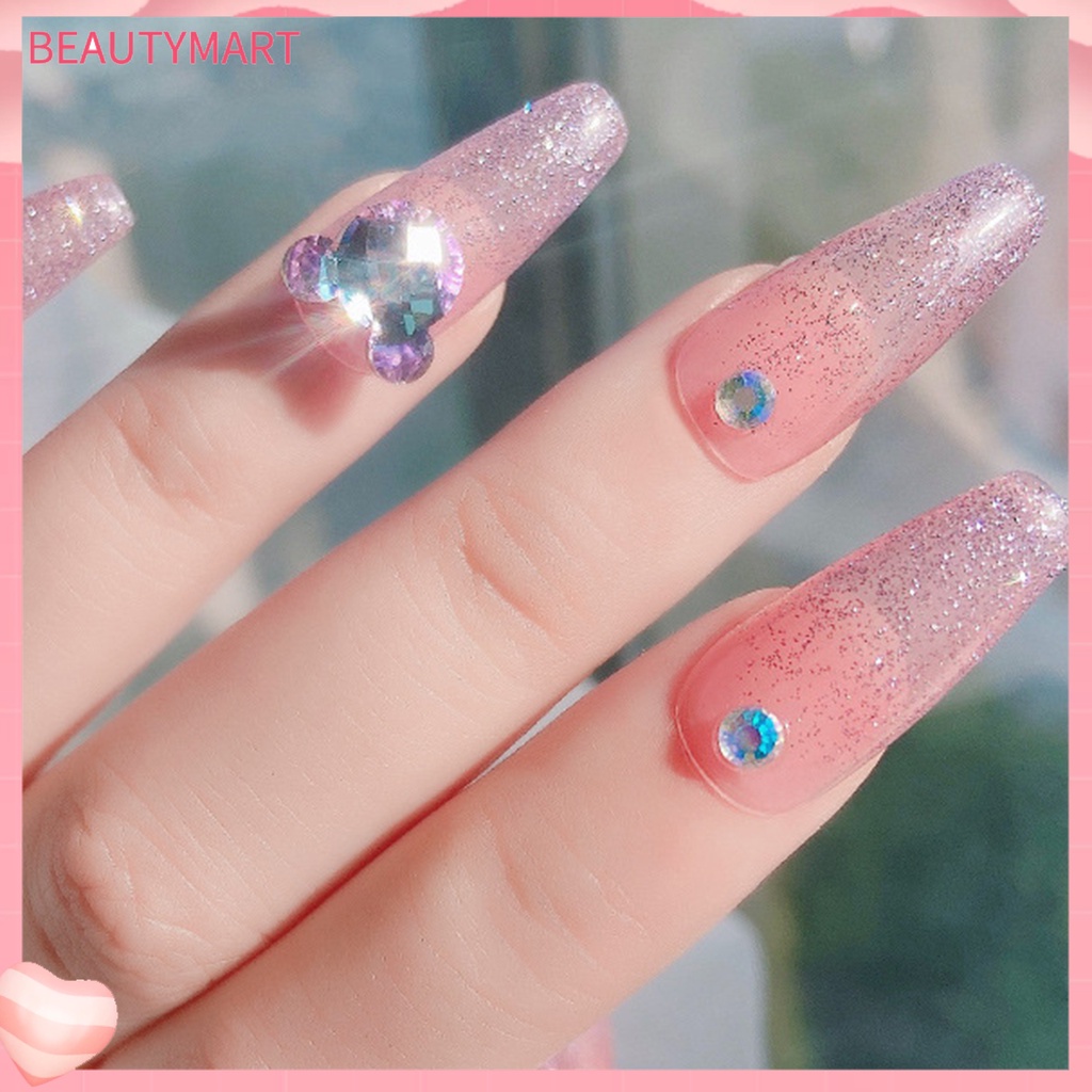 Set 5 Phụ Kiện Đính Trang Trí Móng Tay Nhiều Mặt Đính Đá Thời Trang Cho Nữ