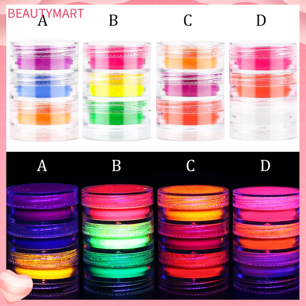 Bột Phosphor Dạ Quang Lâu Trôi Chuyên Dụng Trang Trí Móng