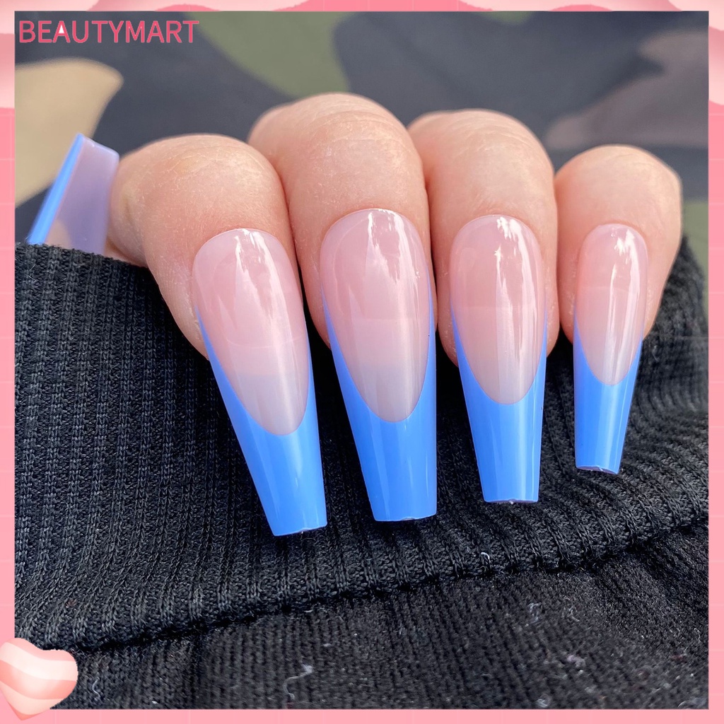 Bộ 20 Móng Tay Giả Bằng Nhựa ABS Thân Thiện Với Làn Da