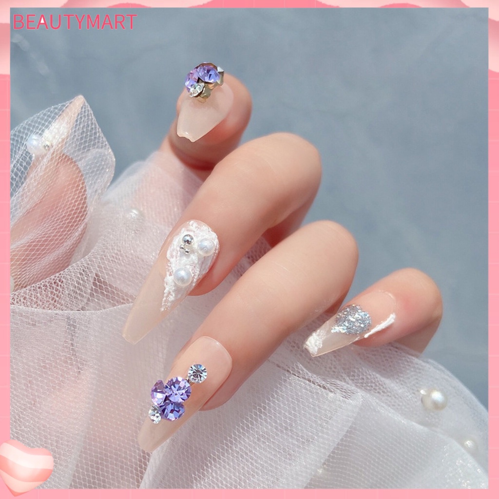 Đá 3D Lấp Lánh Đa Năng Trang Trí Móng Tay Nghệ Thuật Cho Nữ