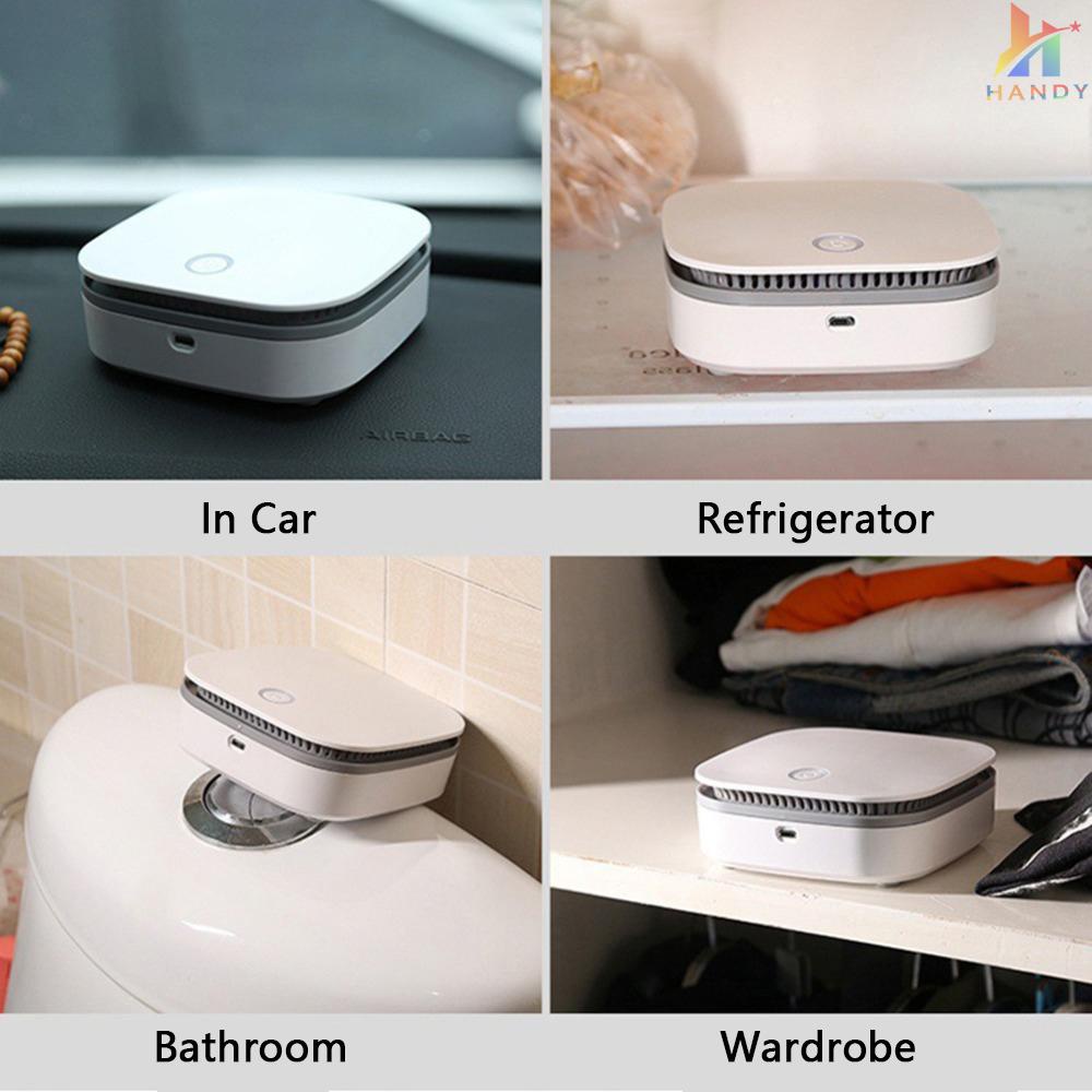 Máy Lọc Không Khí Ozone O3 Ion Âm Khử Mùi Hôi 2 Chế Độ Hẹn Giờ Dùng Trong Nhà / Văn Phòng / Xe Hơi