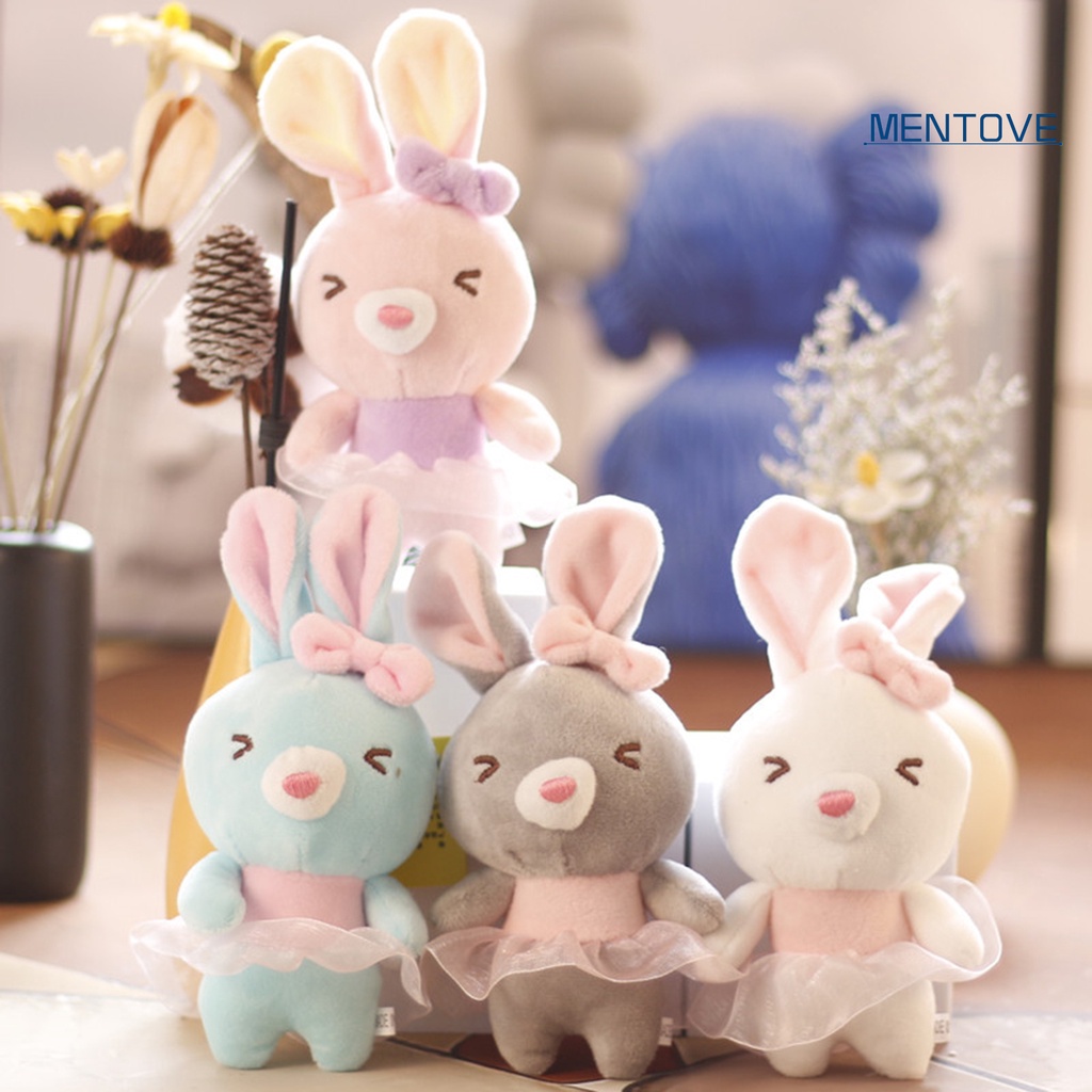 Móc Khóa Hình Thỏ Nhồi Bông Dễ Thương Cho Bé