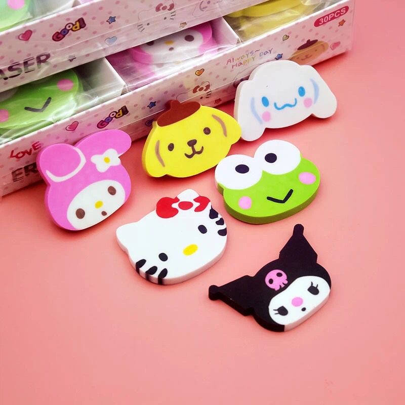 Gôm Tẩy Họa Tiết Hoạt Hình Kuromi Đáng Yêu