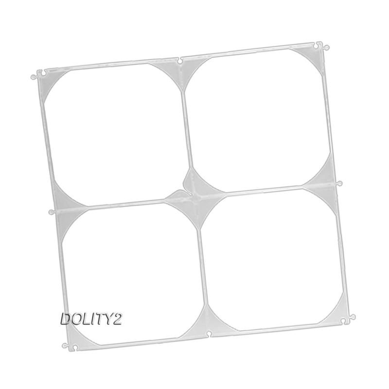 [Dolity2] Khung Bong Bóng Treo Tường Dạng Lưới 4 Ngăn Trang Trí Tiệc Hóa Trang Lễ Hội