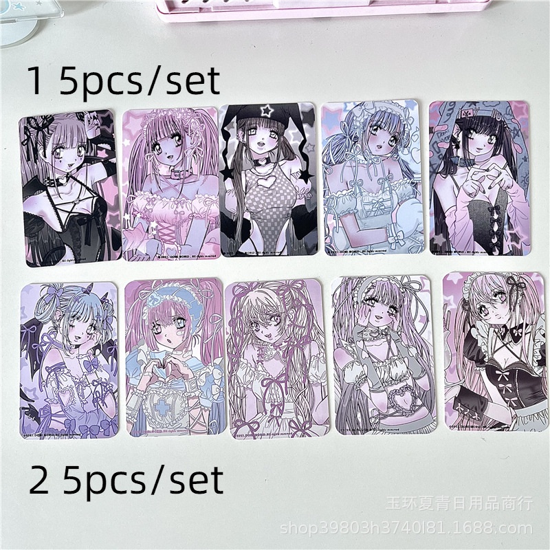 Bộ Bài Hầu Gái Hàn Quốc y2k 3 inch Thẻ