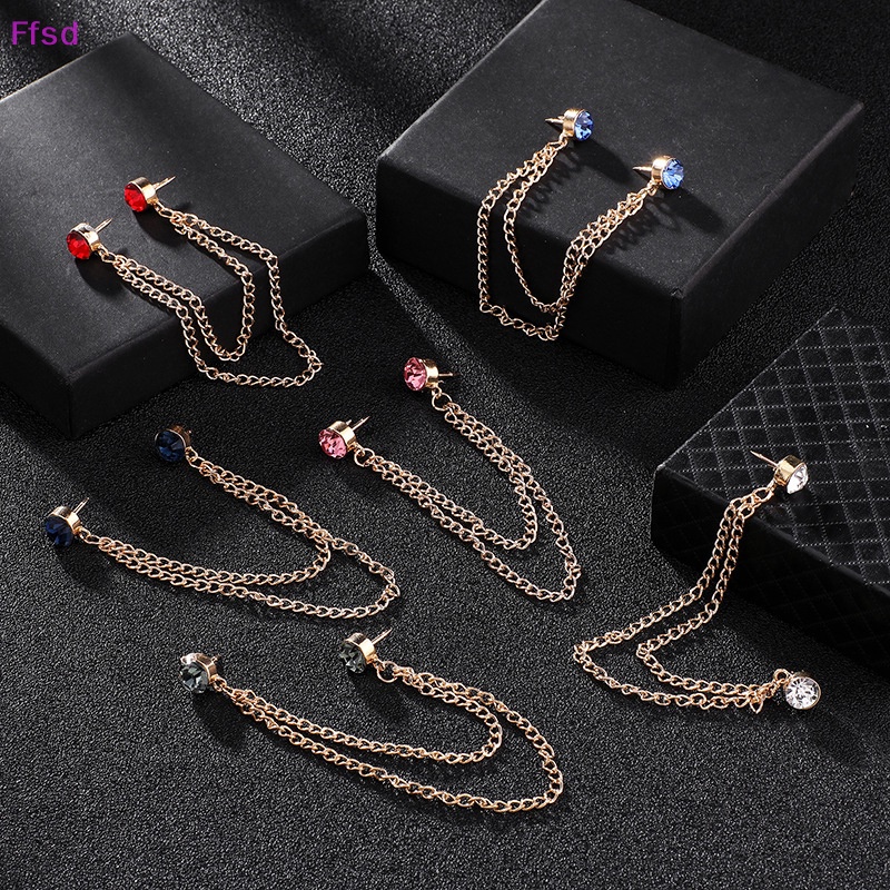 Ghim Cài Áo Đính Đá Pha Lê / Ngọc Trai Hình Tròn Thời Trang Cho Nữ