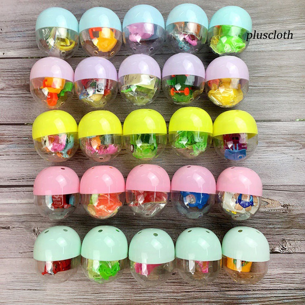 Set 10 Trứng Gashapon Đồ Chơi Bằng Nhựa Đa Năng Vui Nhộn Cho Bé