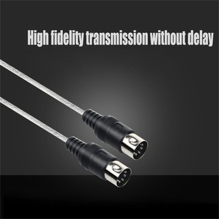 USB IN OUT MIDI Interface Cable Converter PC to Music Keyboard Adapter Cord