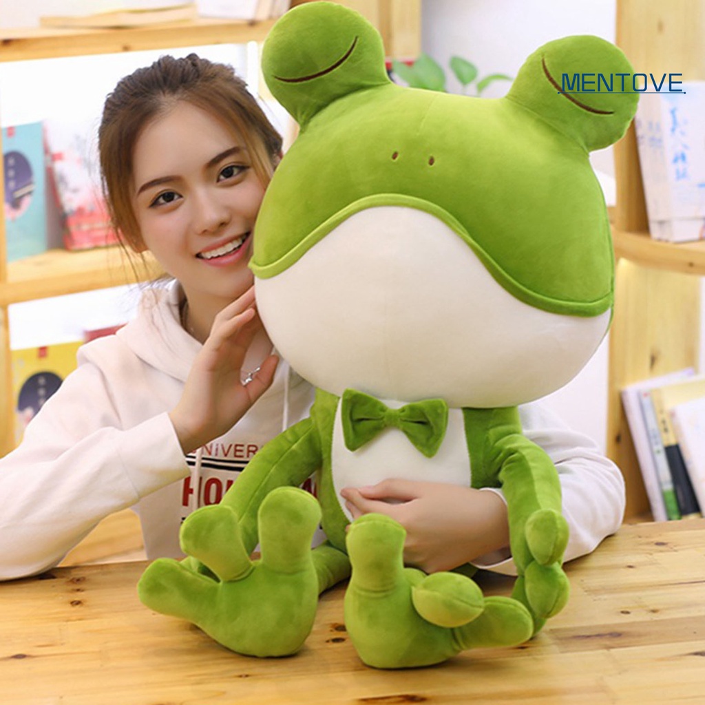 Thú Nhồi Bông Hình Ếch Xanh Hoạt Hình Thân Thiện Với Da