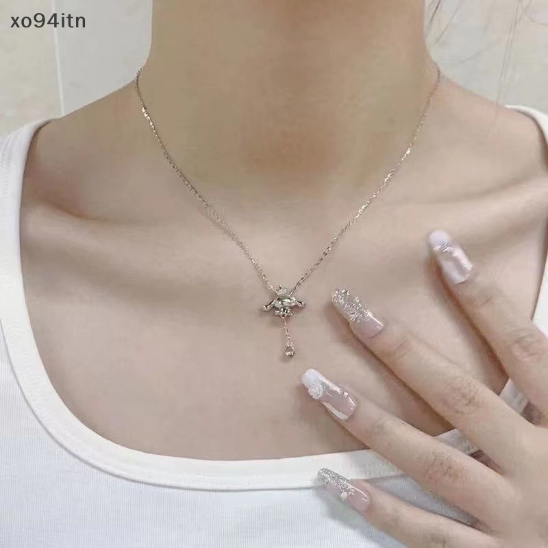 Vòng Cổ Tua Rua Hình Cinnamoroll Hoạt Hình Thời Trang Cho Nữ