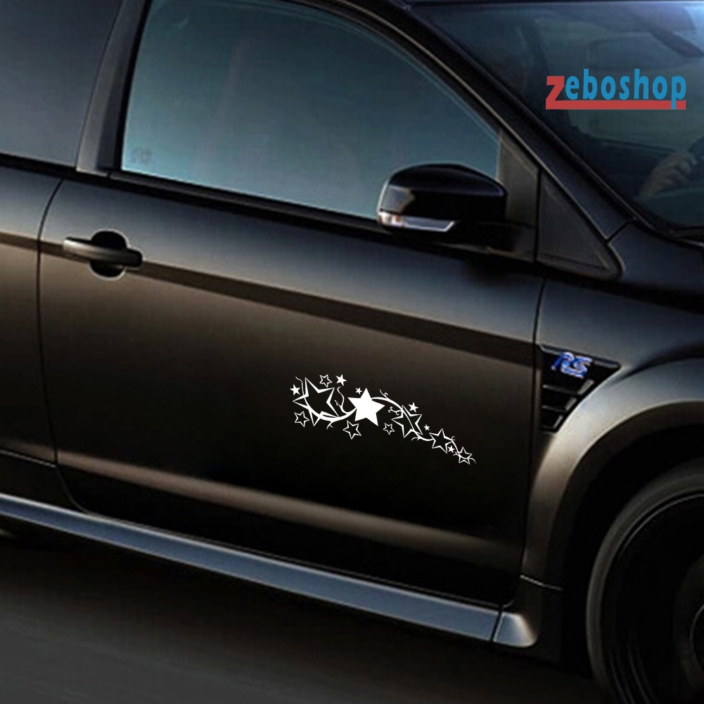 Đề Can Phản Quang Hình Ngôi Sao Trang Trí Thân Xe Hơi / Xe Máy
