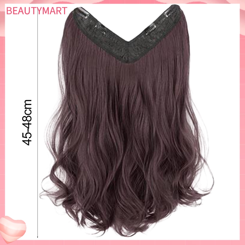 [beautymart] Tóc Giả Xoăn Dài Không Thấm Hút Mồ Hôi Hình Chữ U Mô Phỏng Như Tóc Dày Cho Nữ Sử Dụng