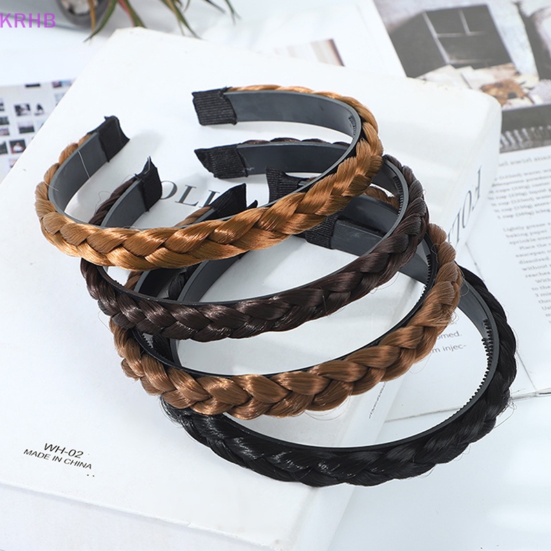 Băng Đô Cài Tóc Giả Dày Bản Rộng Rửa Mặt Trang Điểm Năm Cánh Mới