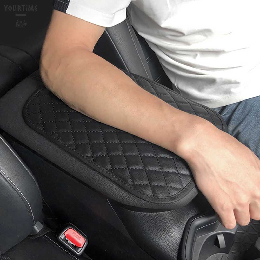 Vỏ Bọc Hộp Tỳ Tay Xe Hơi Kèm Dây Đai Co Giãn Chống Trượt Tiện Dụng