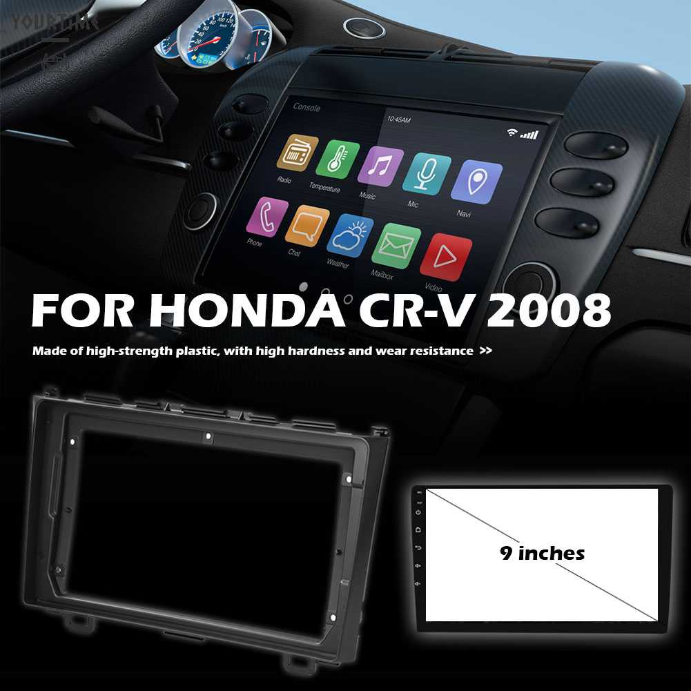 Khung Viền Bảng Điều Khiển Radio 2 DIN Cho Xe Hơi HONDA CR-V 2008