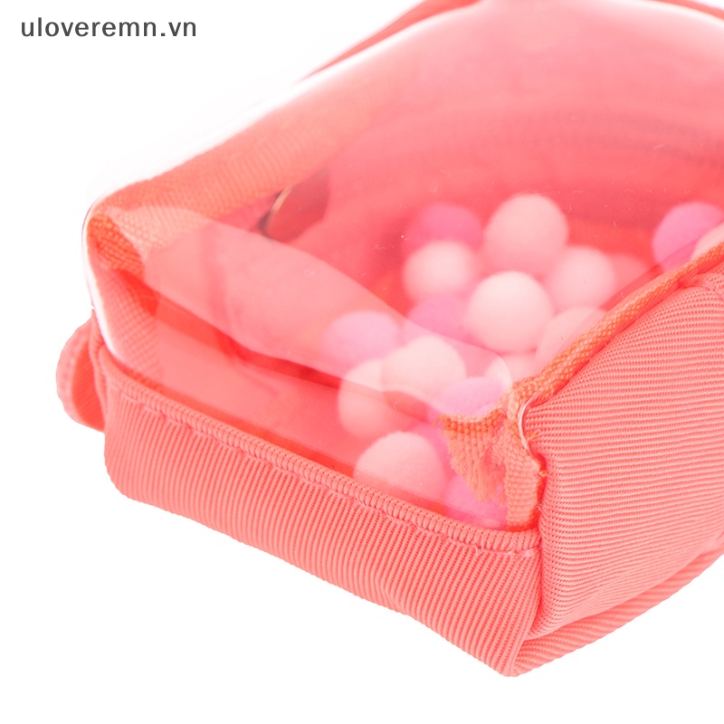 Túi Đựng Trưng Bày Bằng PVC Trong Suốt Chống Bụi Có Khóa Kéo