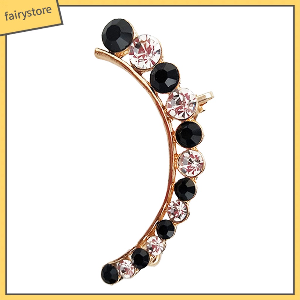 1 Đôi Bông Tai Đính Đá Sáng Tạo Màu Sắc Tương Phản Dành Cho Nữ