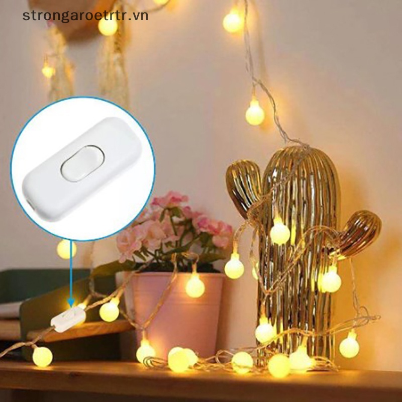 Dây Cáp Công Tắc Bật / Tắt Cho Đèn Bàn 10A 110-250V