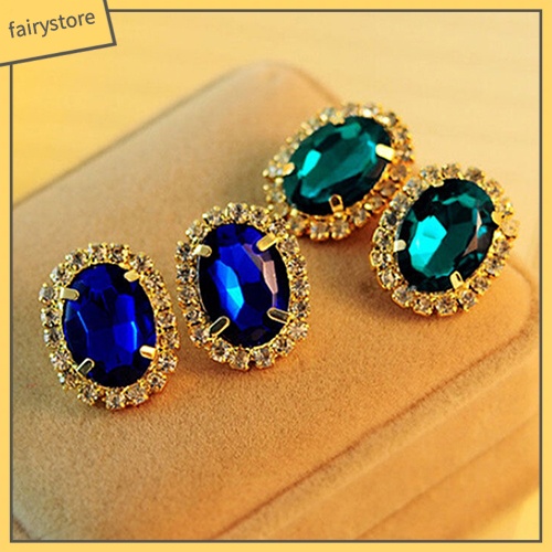 Bông Tai Đính Đá Thời Trang Dành Cho Nữ