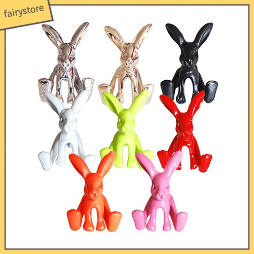 1 Khuyên Tai Hợp Kim Hình Thỏ 3D Dễ Thương