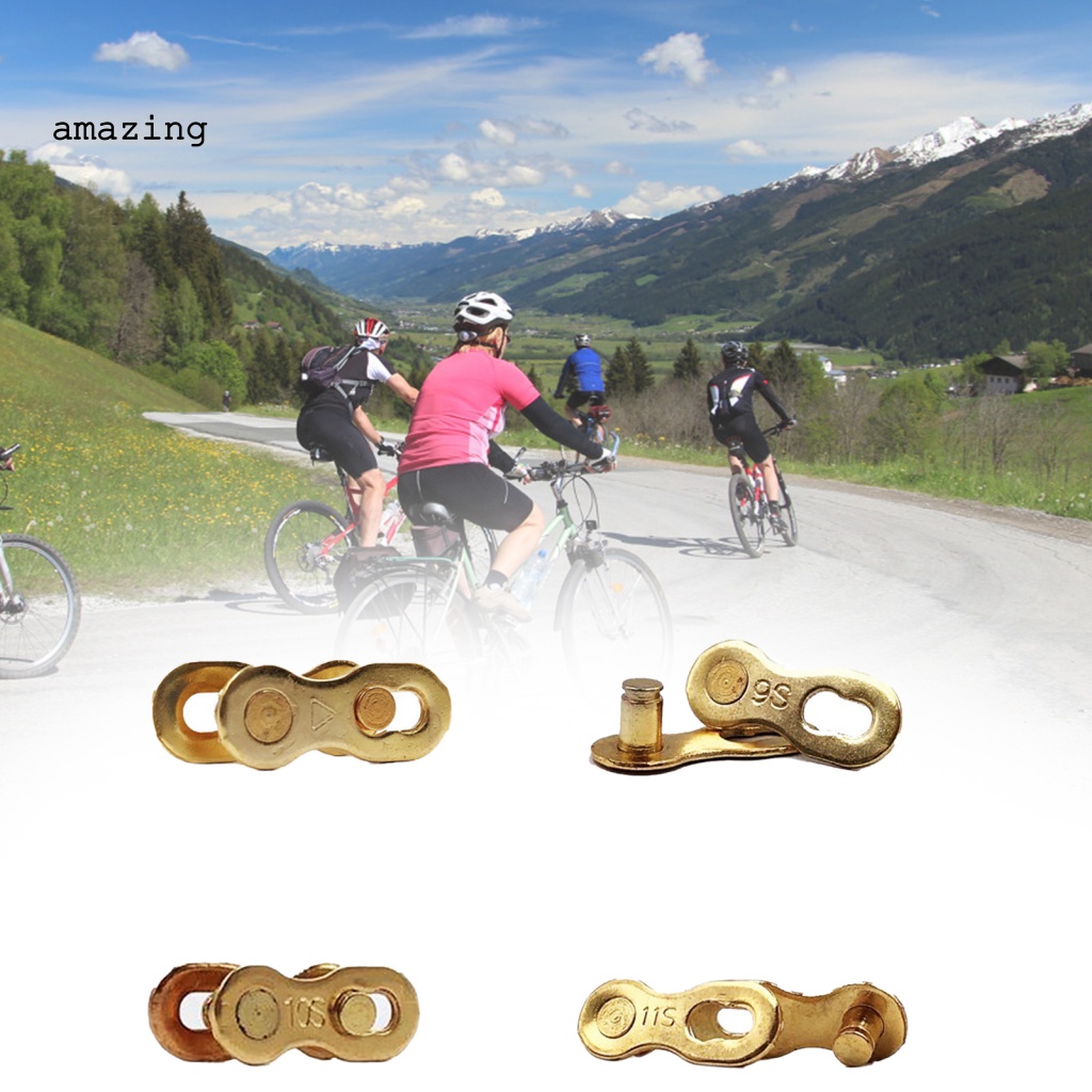 Bộ 2 Khóa Dây Sên Xe Đạp Leo Núi 6 / 7 / 8 / 9 / 10 / 11 Bằng Thép